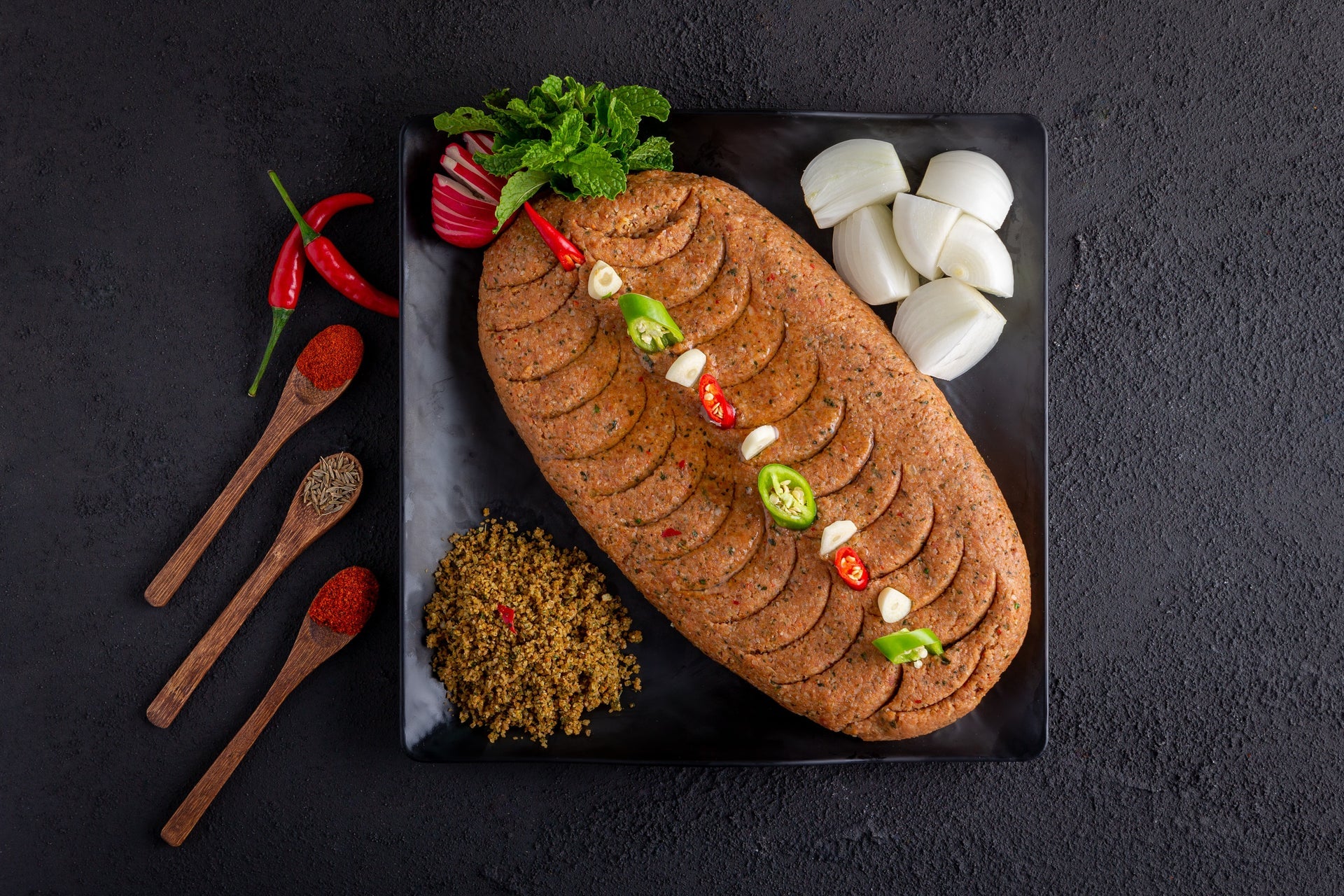 Kibbeh Nayyah with Herbs